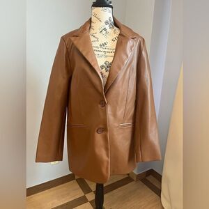 Rebecca Minkoff Faux Lambskin Jacket NWT Size M